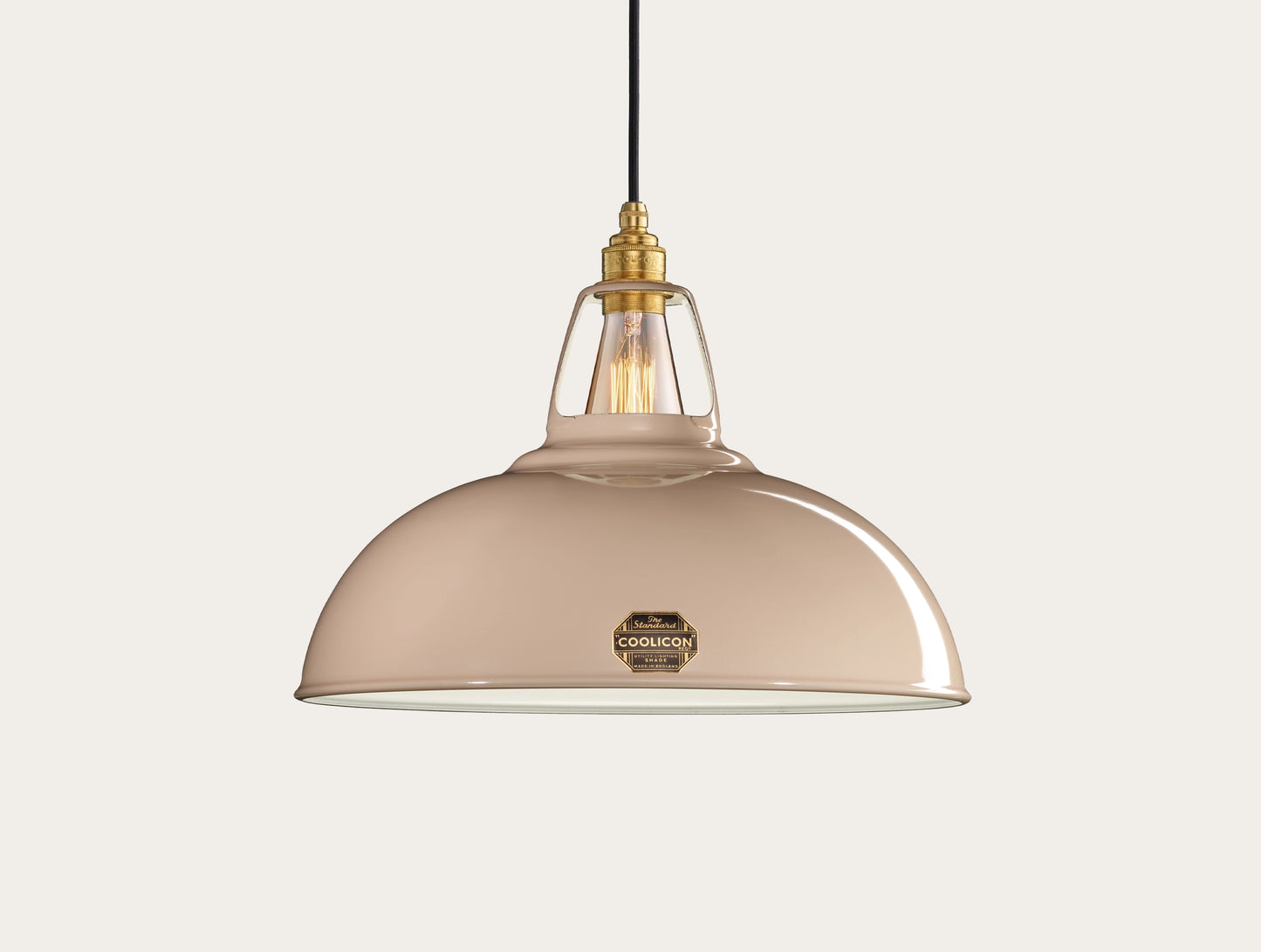 Latte Brown Lampshade