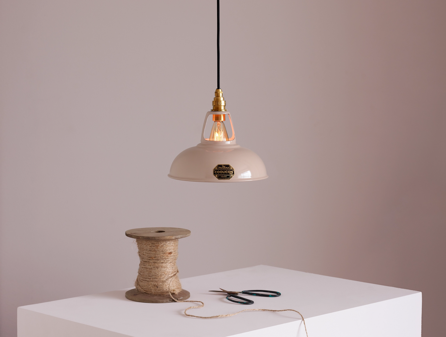 Latte Brown Lampshade