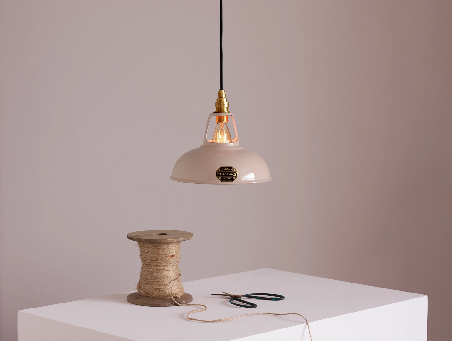 Latte Brown Lampshade