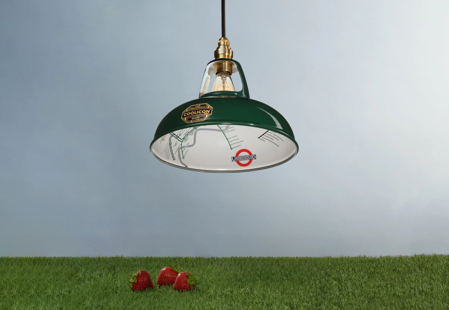 District Line Green Lampshade