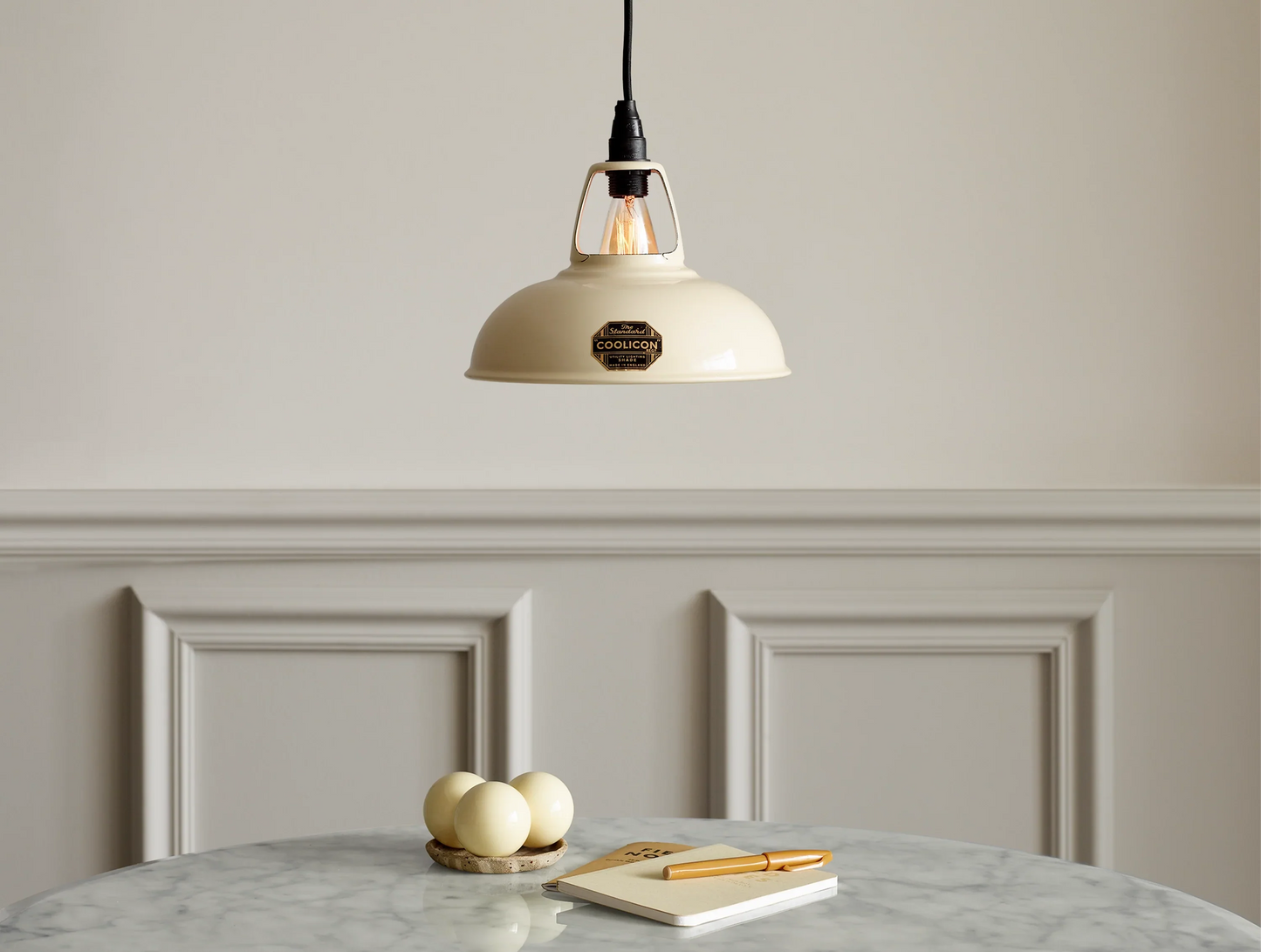Classic Cream Lampshade - Original Size