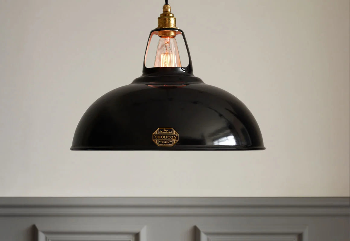 Jet Black Lampshade
