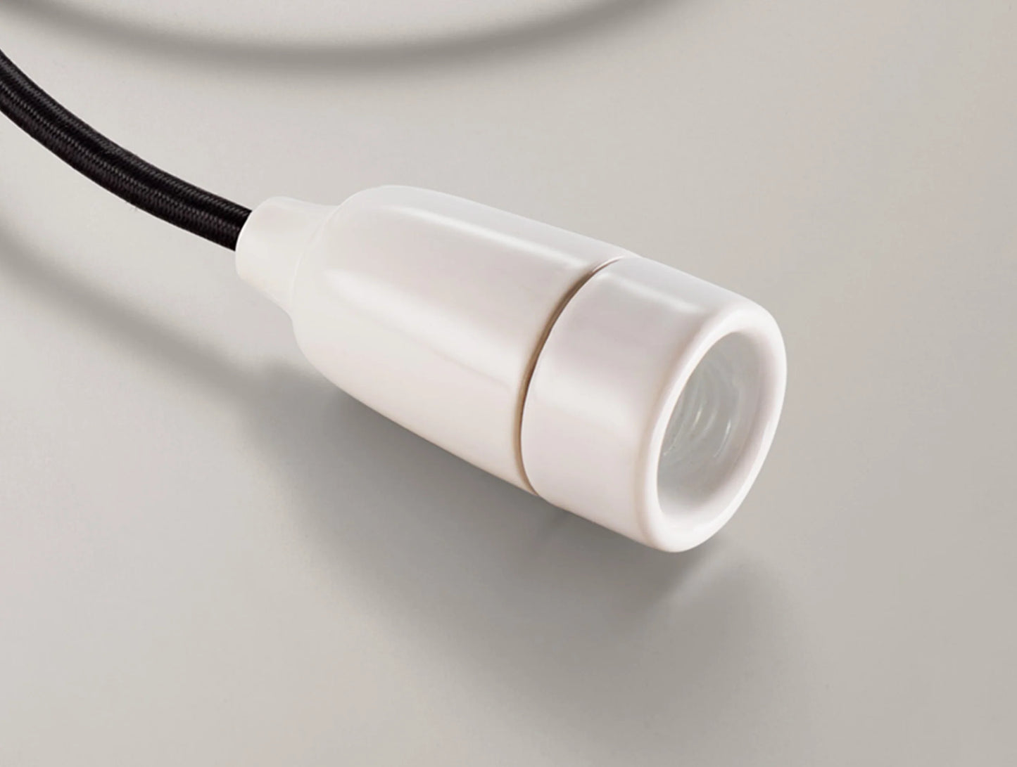 Close up of the Contemporary Porcelain pendant set