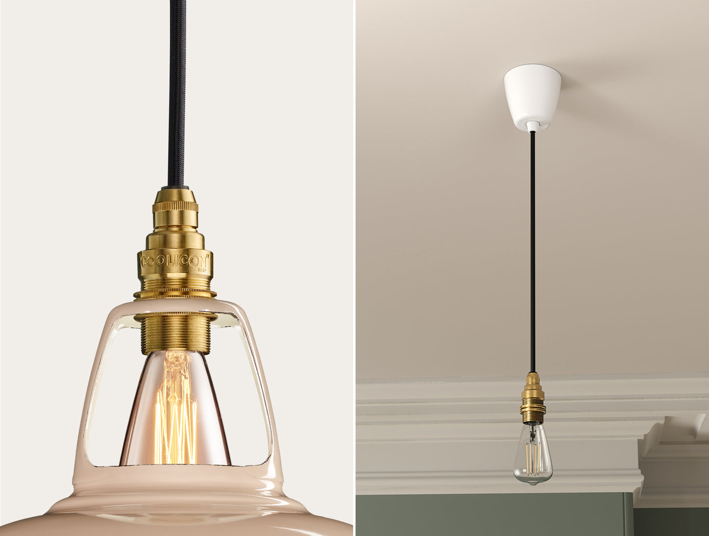 Latte Brown Lampshade