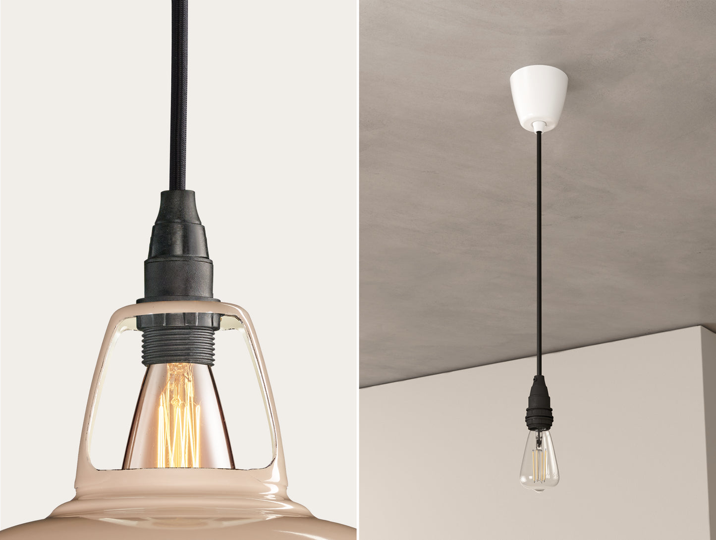 Latte Brown Lampshade