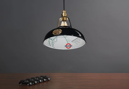 Abat-jour noir Northern Line 