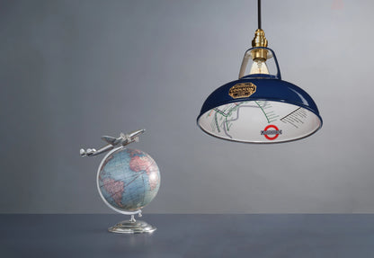Abat-jour Piccadilly Line bleu 