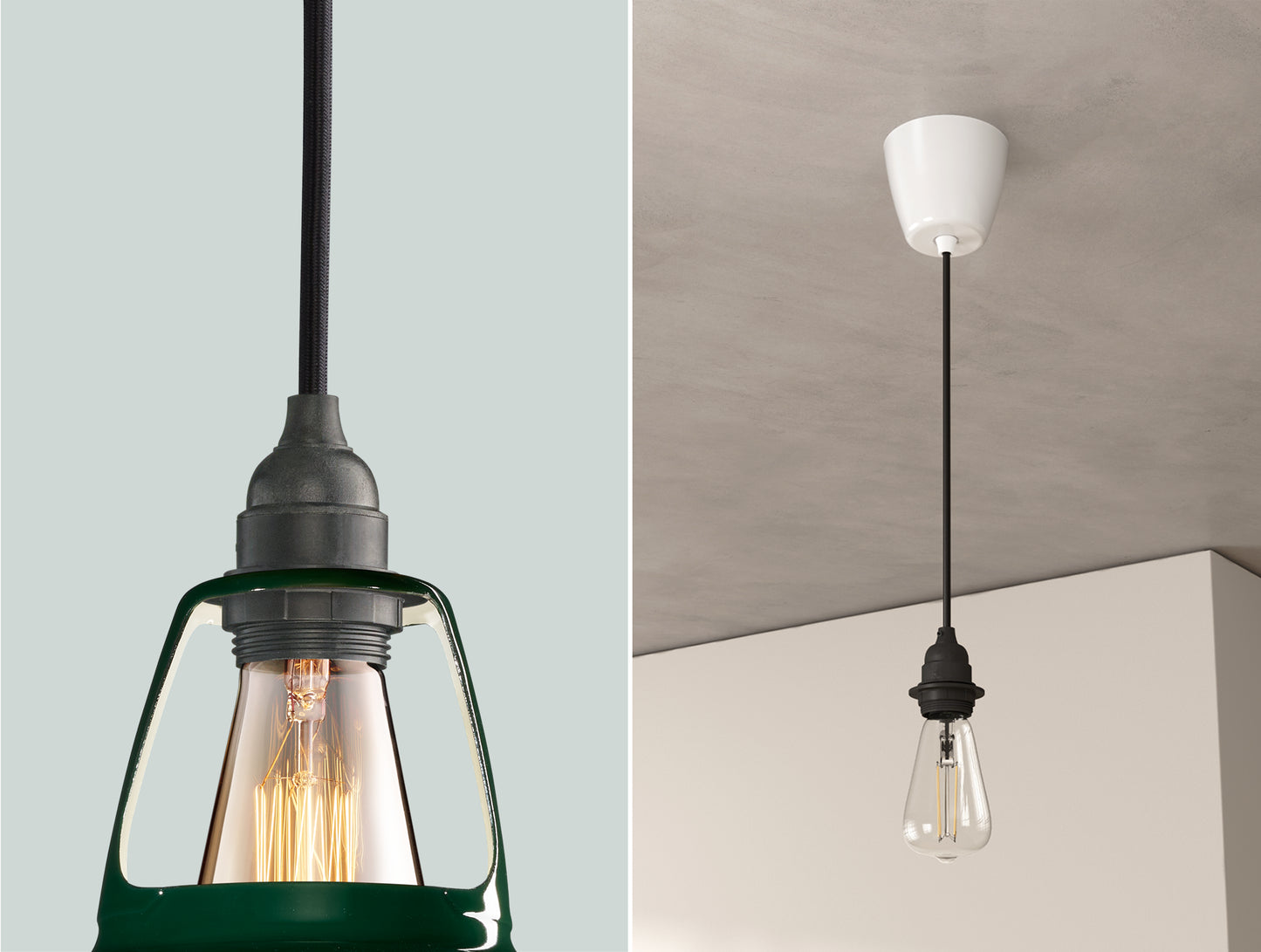 District Line Green Lampshade