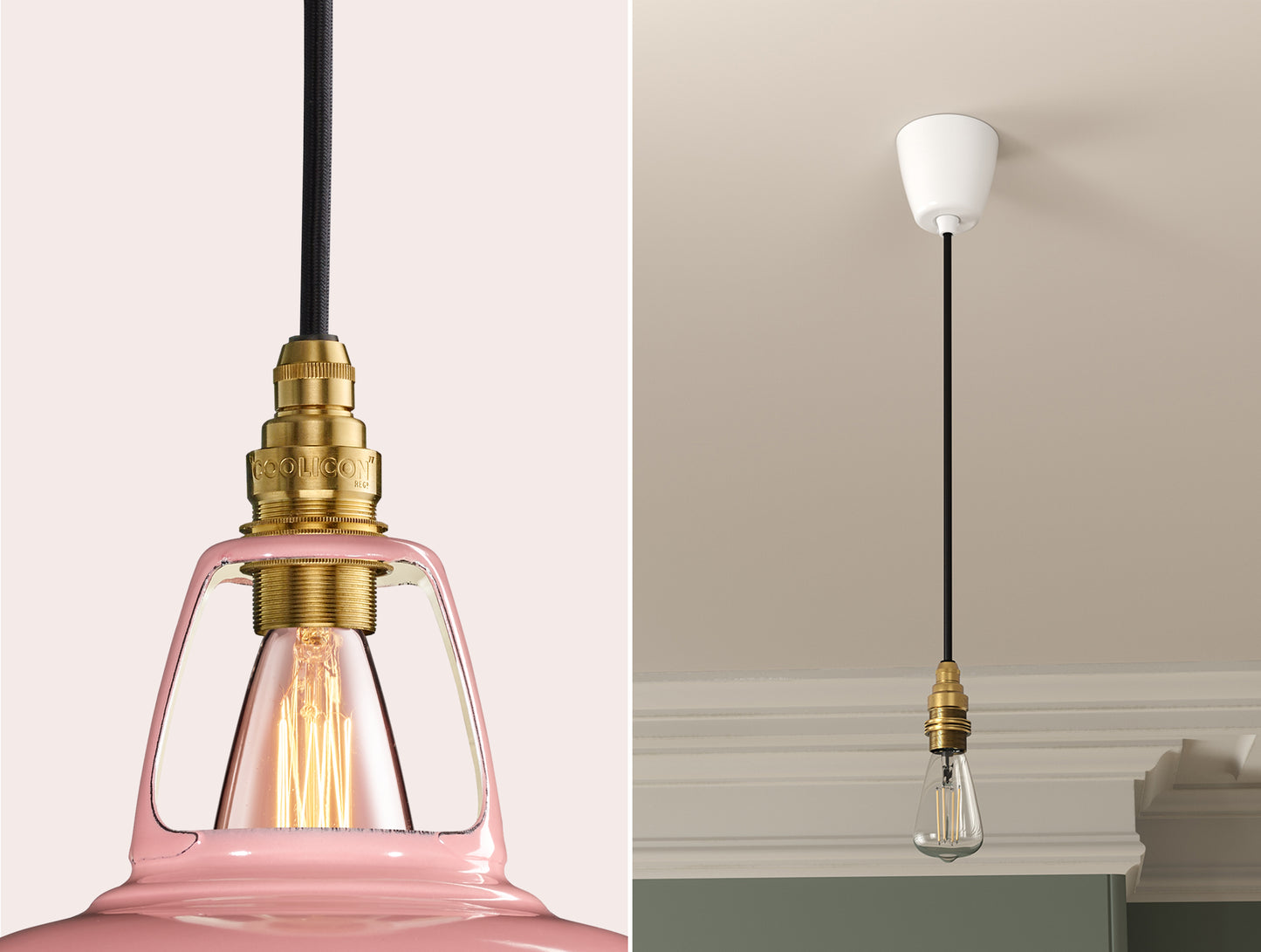 Powder Pink Lampshade