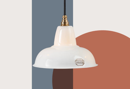 Abat-jour en porcelaine
