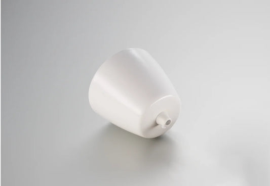 A white Coolicon Vitreous Enamel ceiling cup